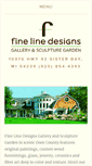 Mobile Screenshot of finelinedesignsgallery.com